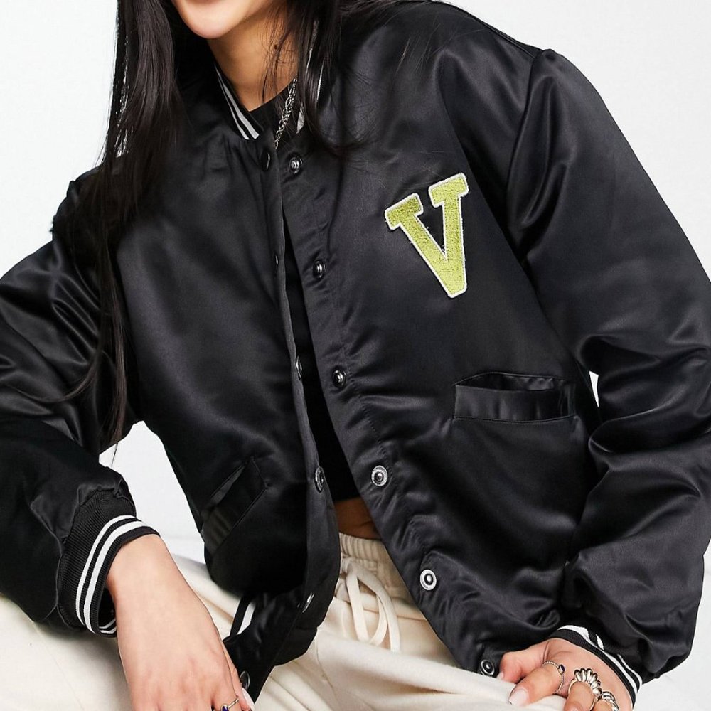 Vero Moda FRSH Satin Bomber Jacket